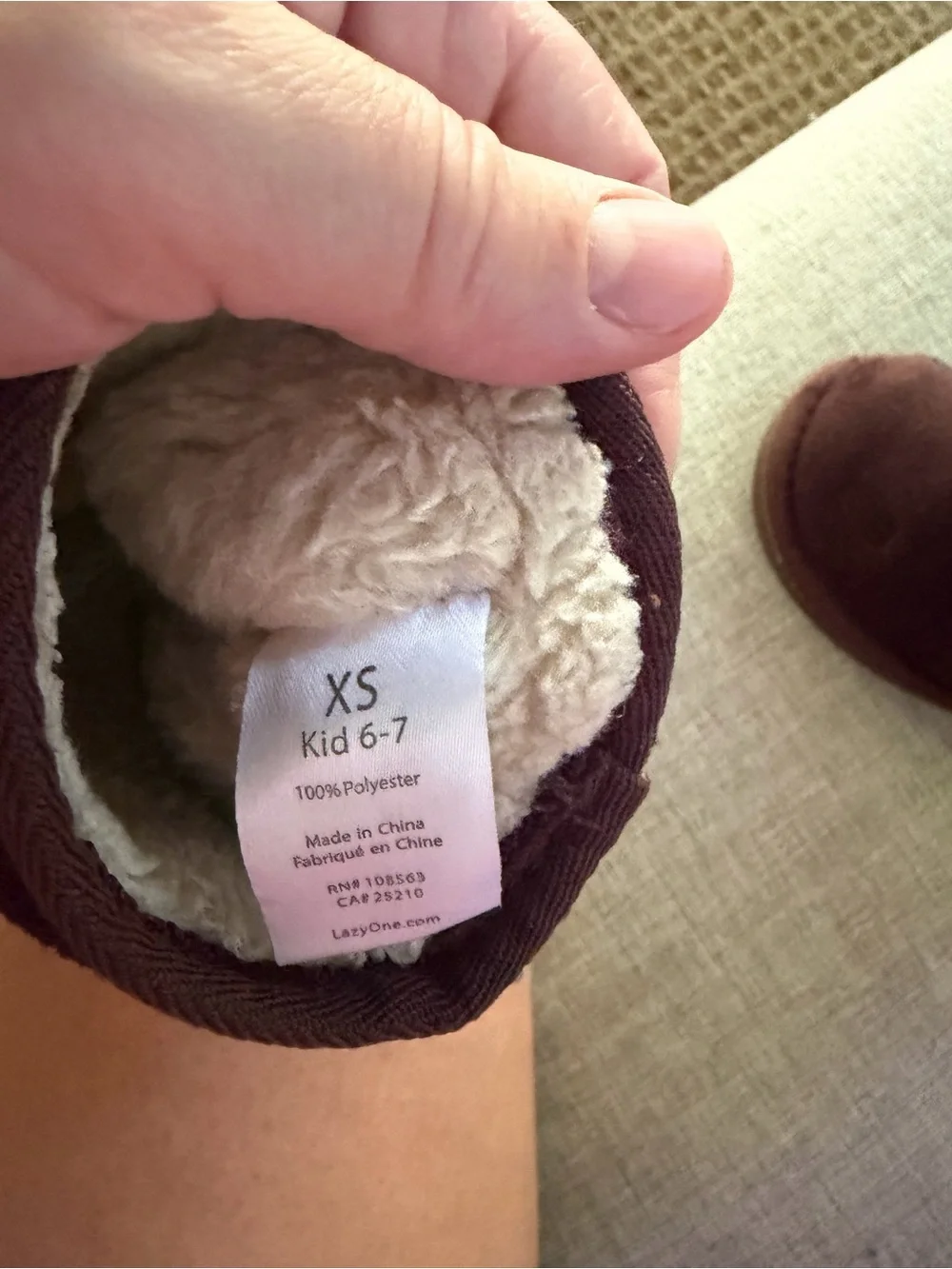 Lazy One Moose Slipper Boot - Size 6-7